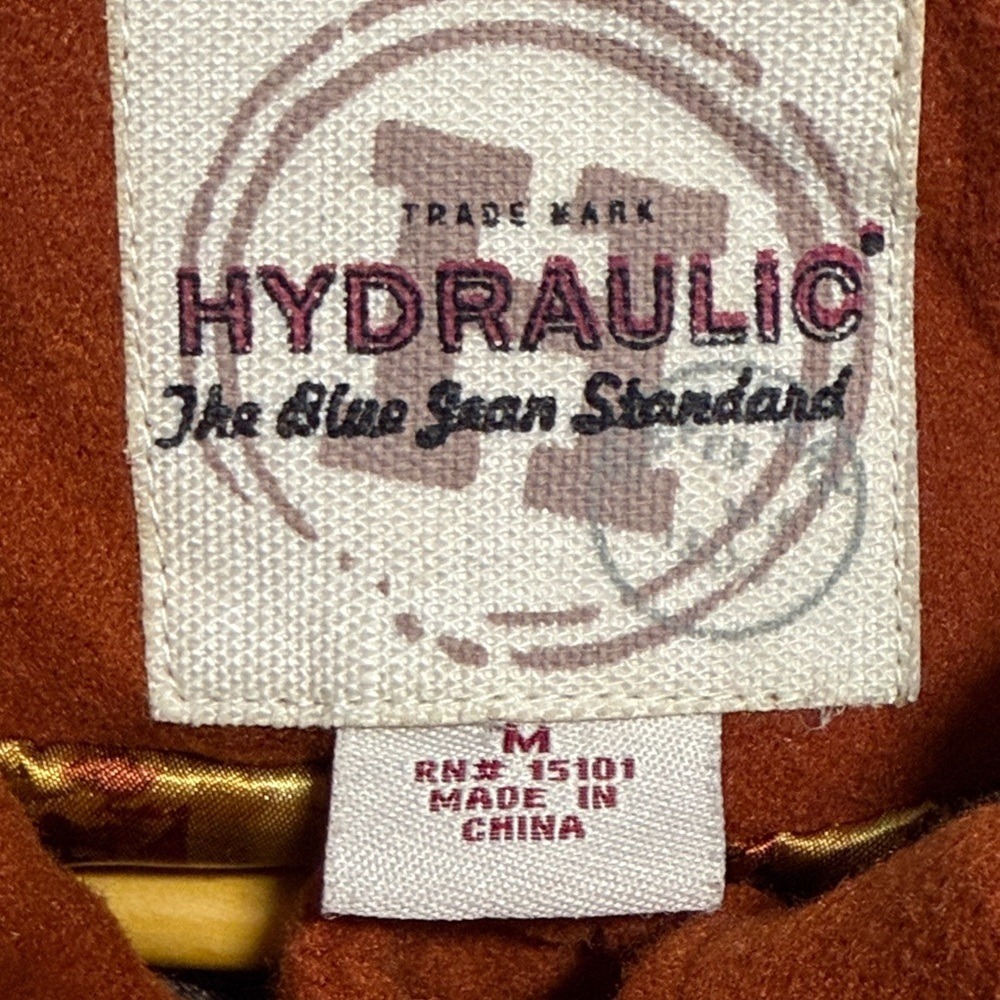 Hydraulic Double Breasted Rust Orange Women's Pea… - image 6